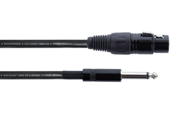 Microphone Cable With Slim XLR Connector