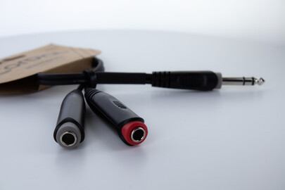 Cable De Audio Profesional Plug 6.3 Stereo A 2 6.3 Mono