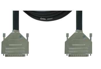 Cordial CCM 2,5 FM Mikrofonkabel 2,5m XLR Stecker 3-polig Male Female REAN Black 