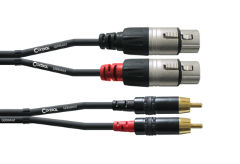 CORDIAL CFS 3 WW Stereo Jack a Cavo 3 M MINI Jack audio cavo Oro contatto BLACK 
