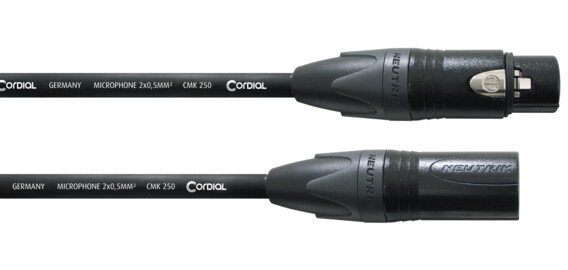 CSM 2,5 FM-GOLD 250 Câble de Microphone 2,5 m 